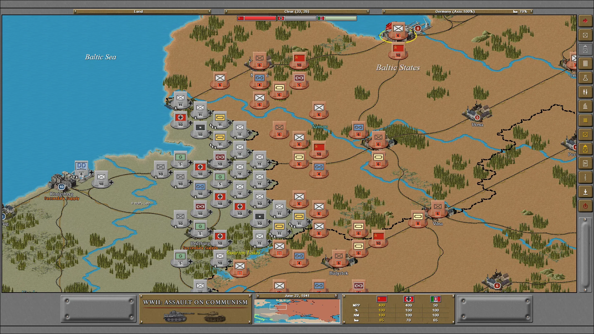 Изображение игры: Strategic Command Classic: Global Conflict
