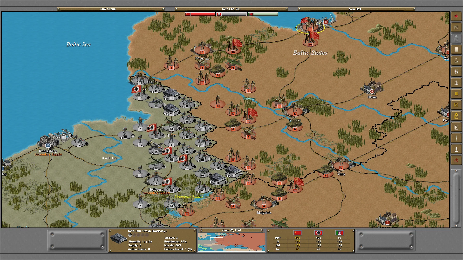 Изображение игры: Strategic Command Classic: Global Conflict