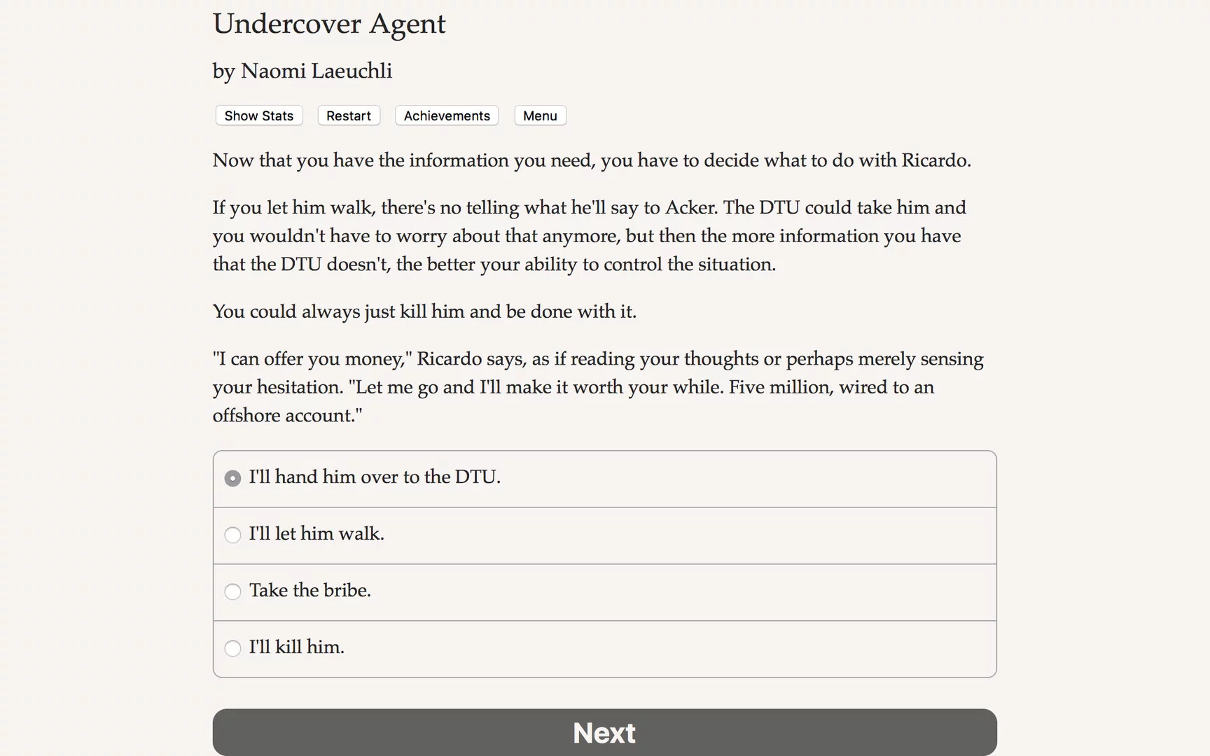 Изображение игры: Undercover Agent