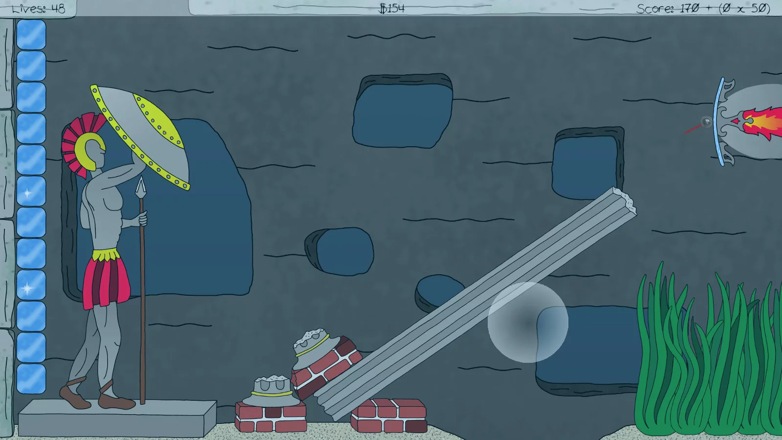 Изображение игры: Brick vs. Paddle