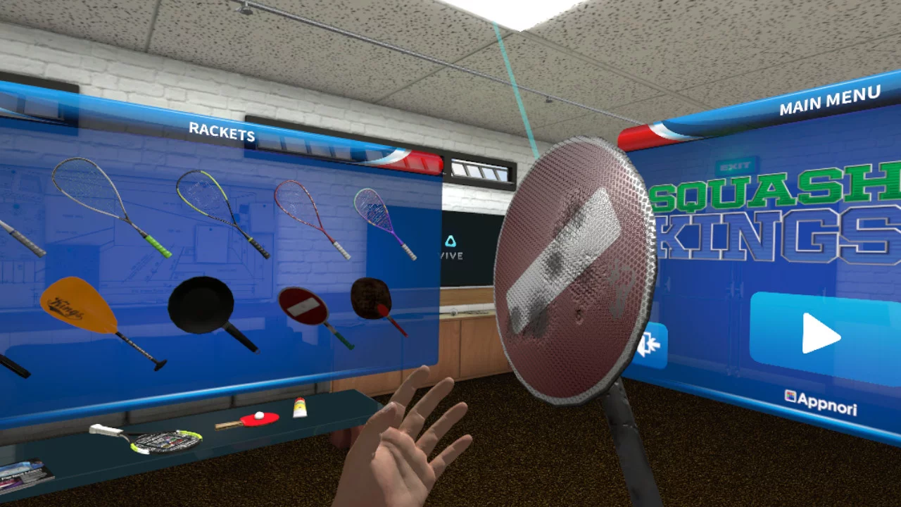 Изображение игры: Squash Kings VR