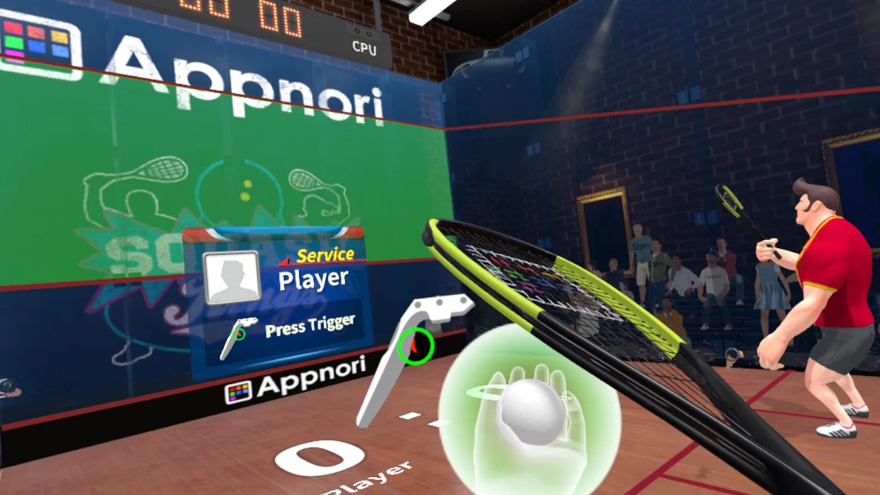 Изображение игры: Squash Kings VR