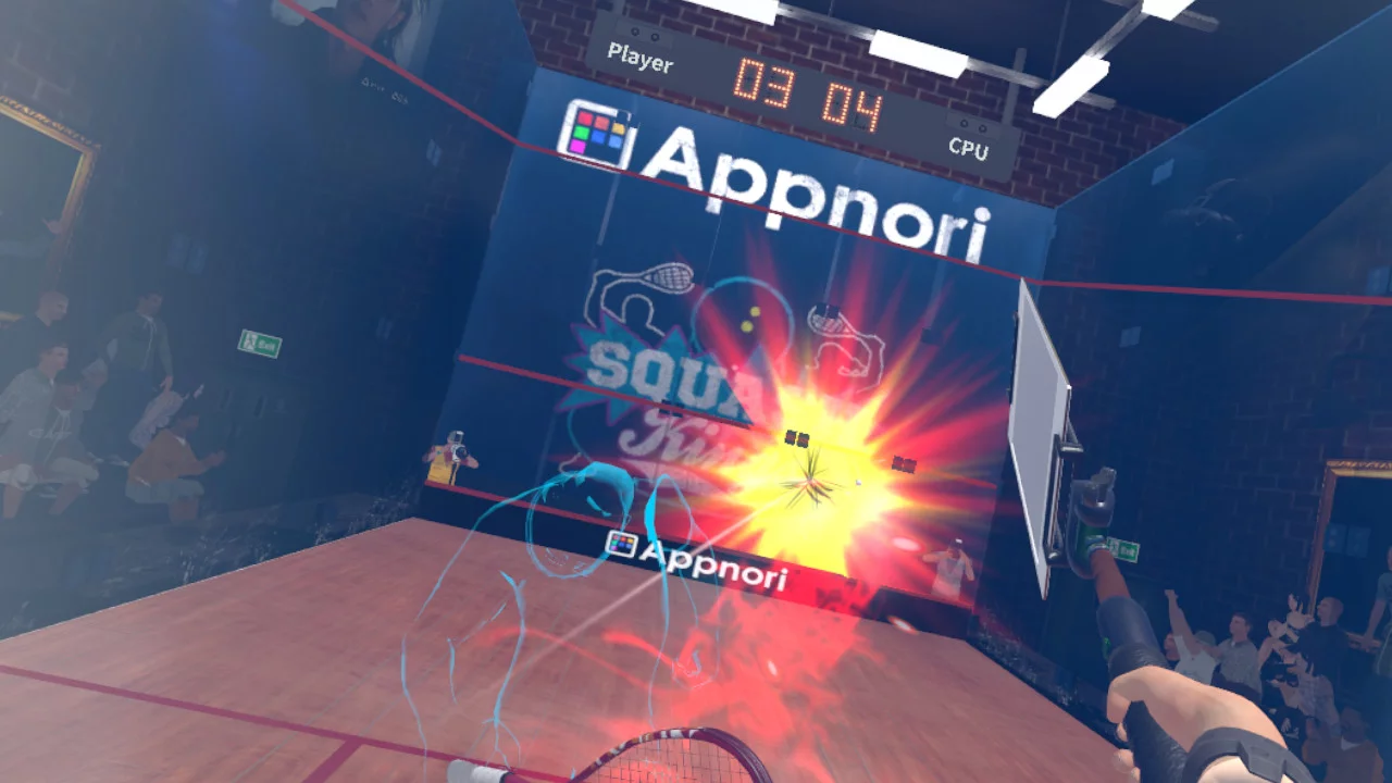 Изображение игры: Squash Kings VR