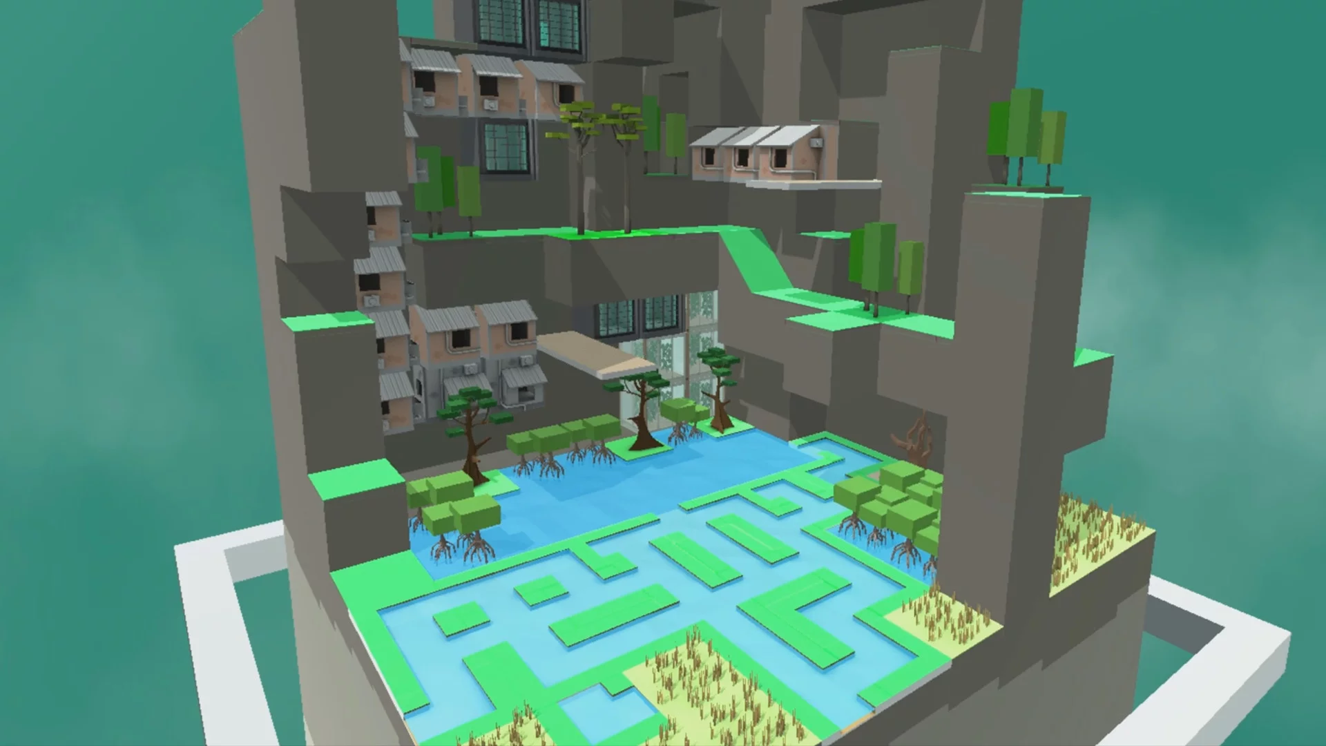 Изображение игры: Block'hood VR