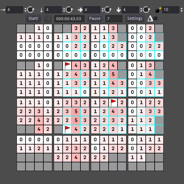 Изображение игры: 4D Minesweeper