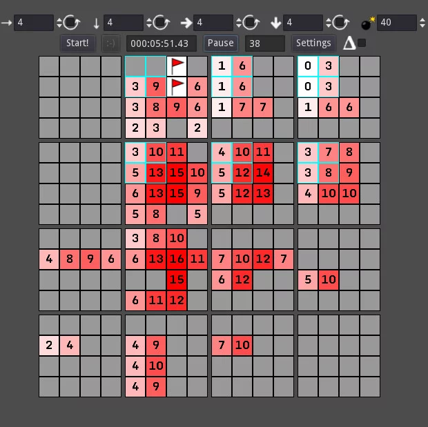 Изображение игры: 4D Minesweeper