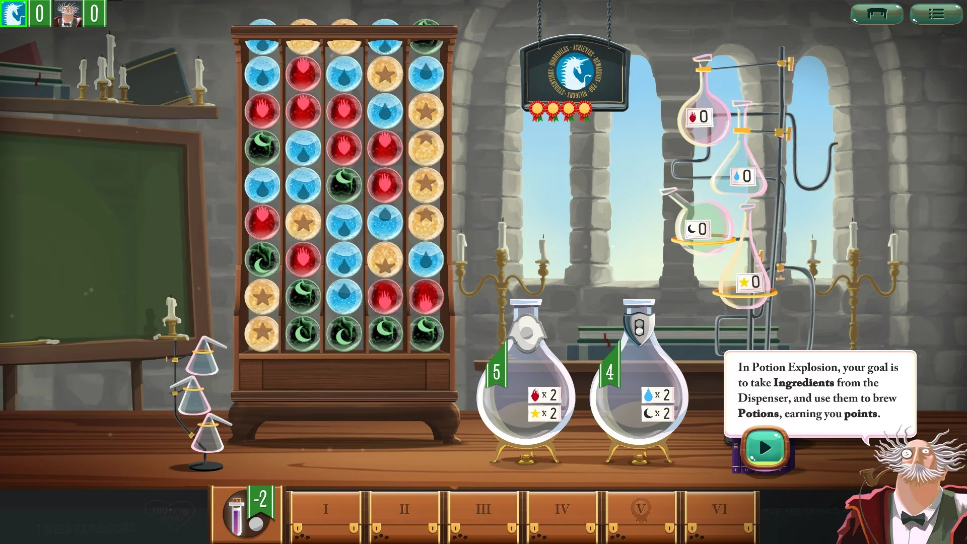 Изображение игры: Potion Explosion