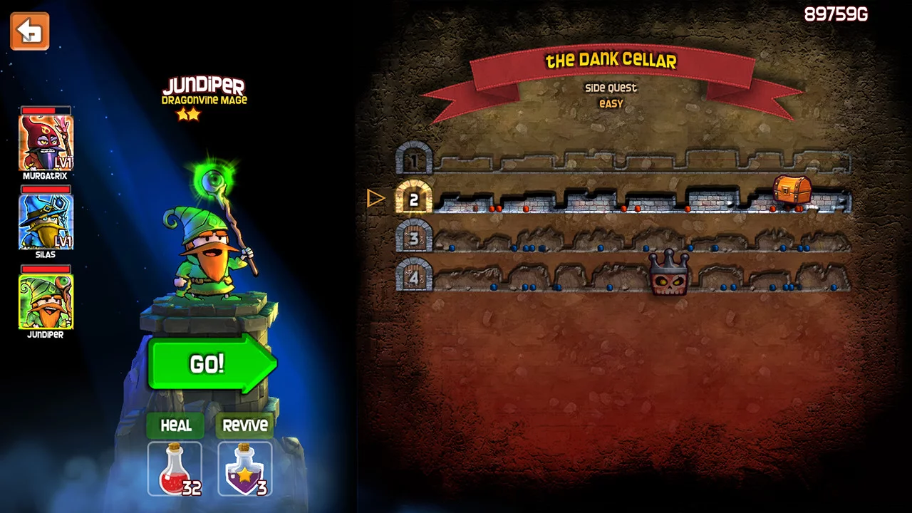 Изображение игры: Dungeon Stars