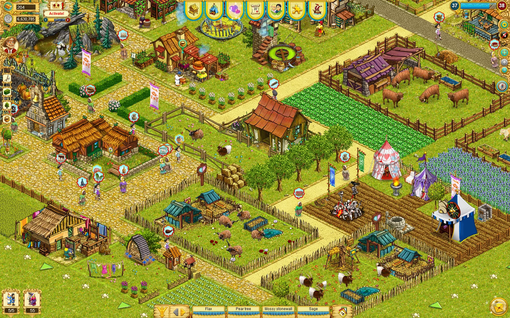 Изображение игры: My Little Farmies