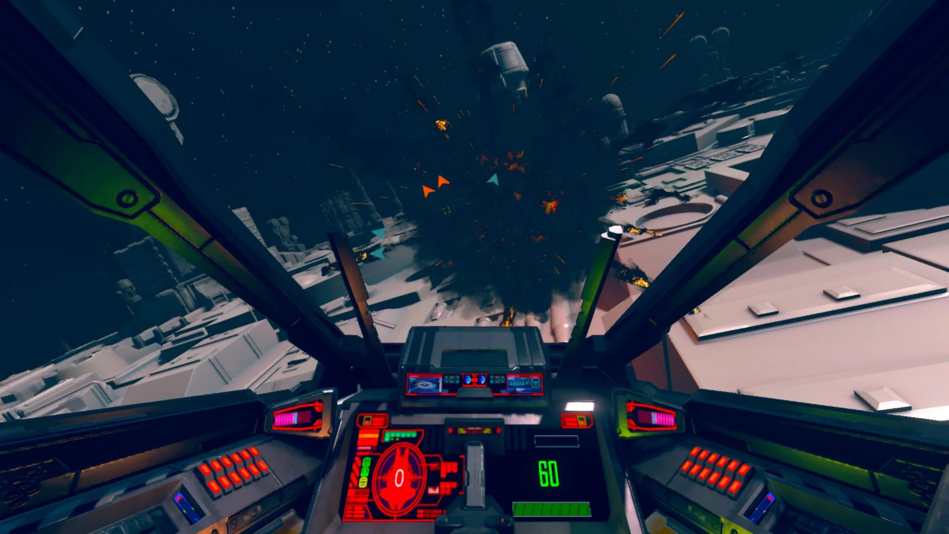 Изображение игры: Trench Run VR