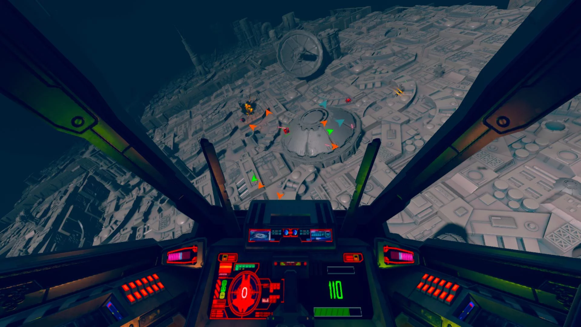 Изображение игры: Trench Run VR