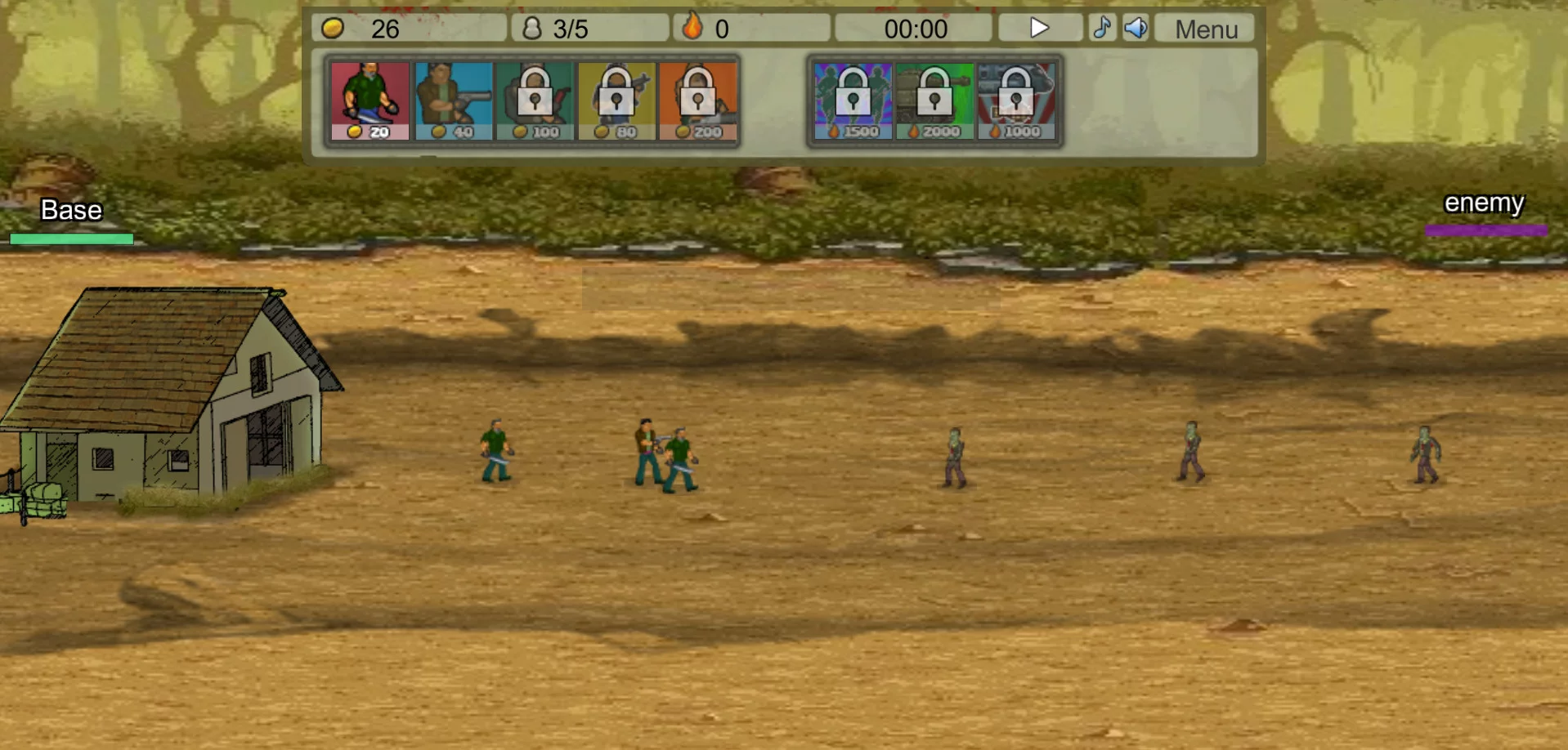 Изображение игры: Zombie Clicker Defense