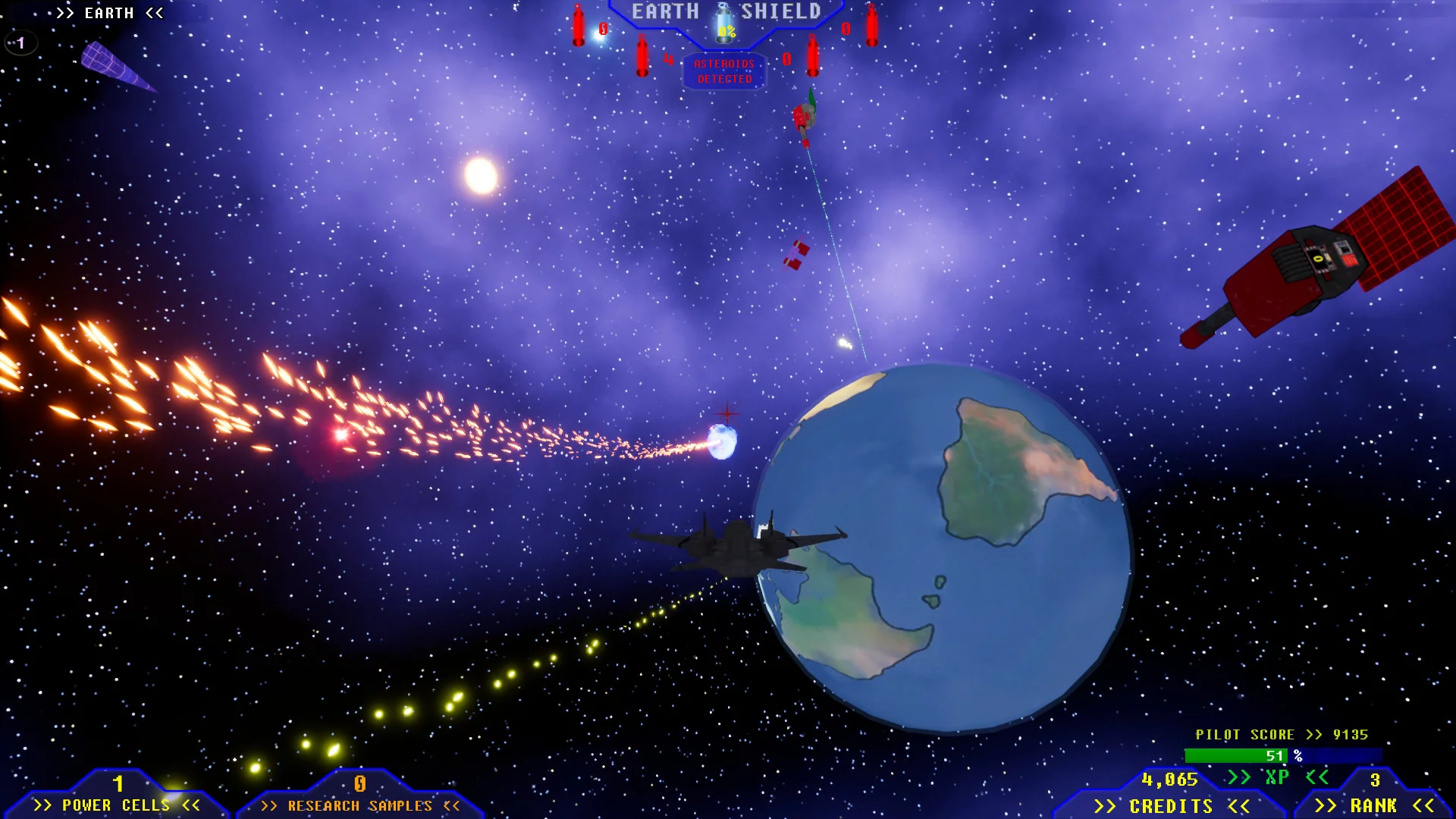 Изображение игры: Asteroid Defender!
