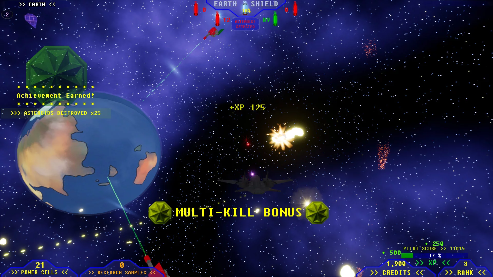 Изображение игры: Asteroid Defender!