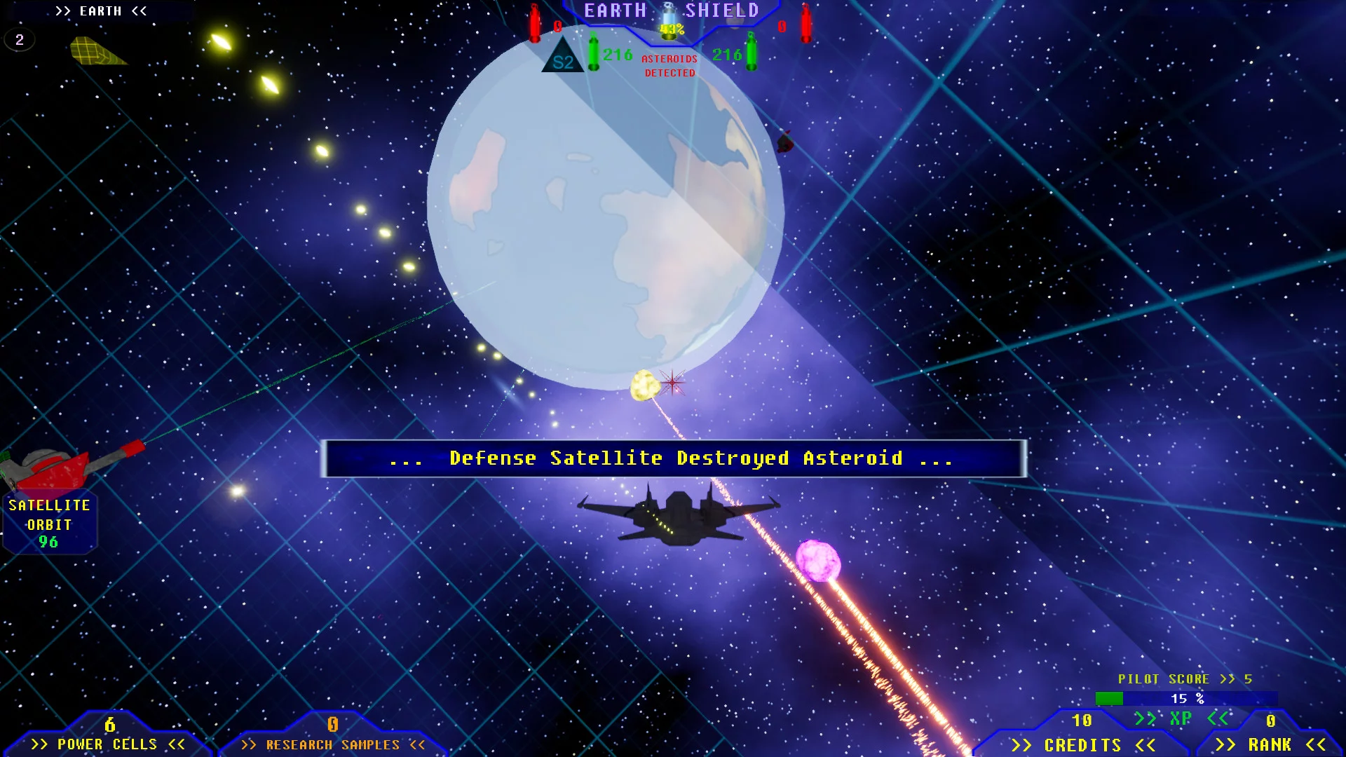 Изображение игры: Asteroid Defender!