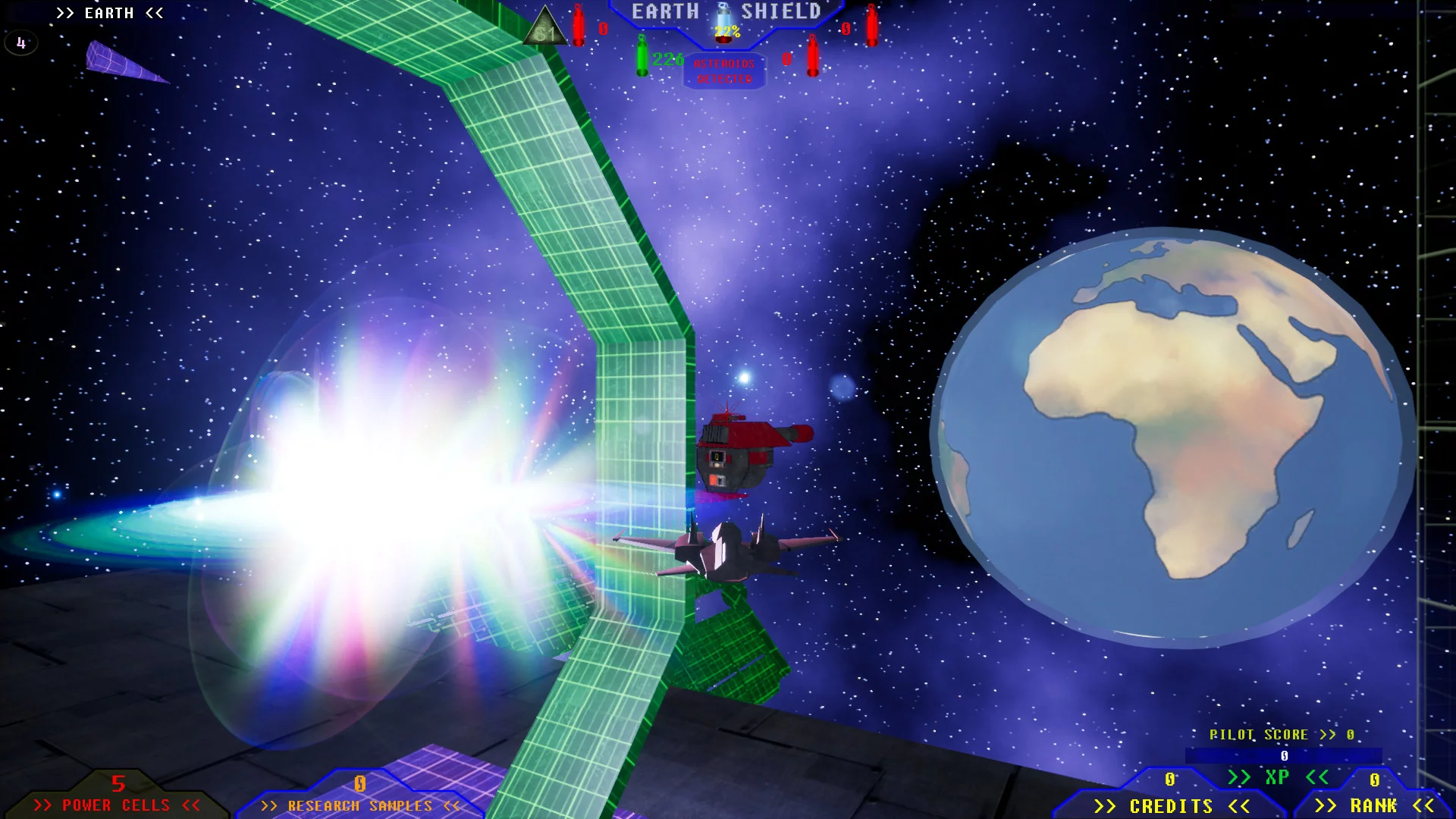 Изображение игры: Asteroid Defender!