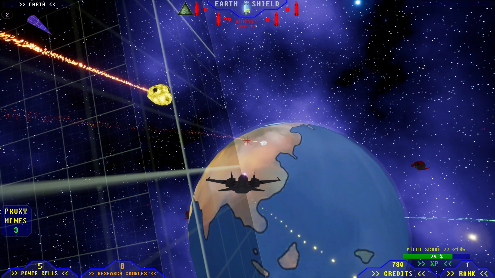 Изображение игры: Asteroid Defender!