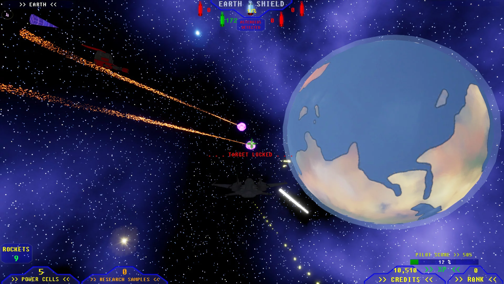 Изображение игры: Asteroid Defender!