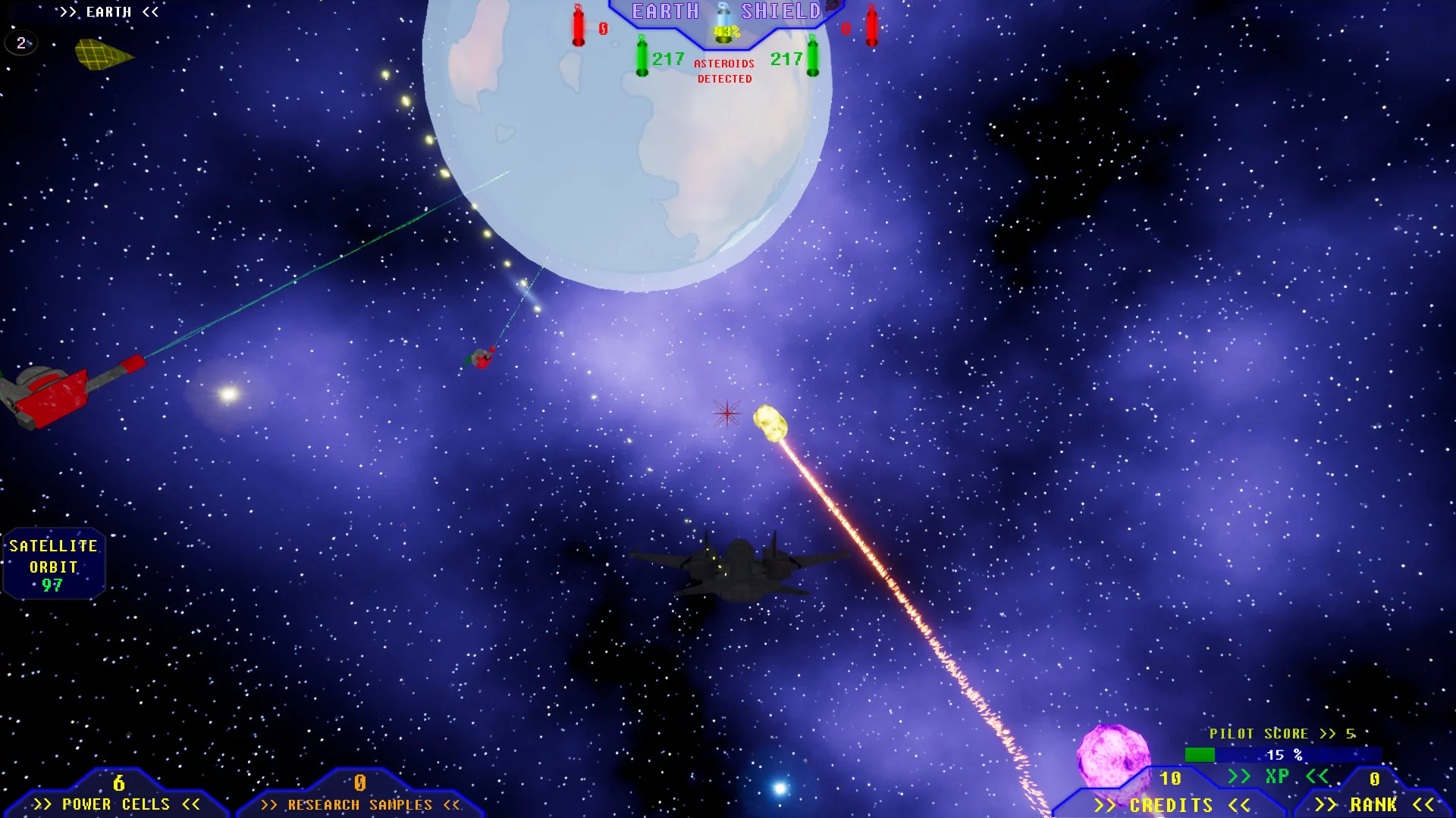 Изображение игры: Asteroid Defender!