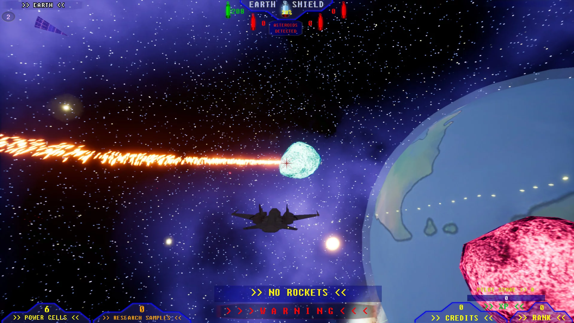 Изображение игры: Asteroid Defender!