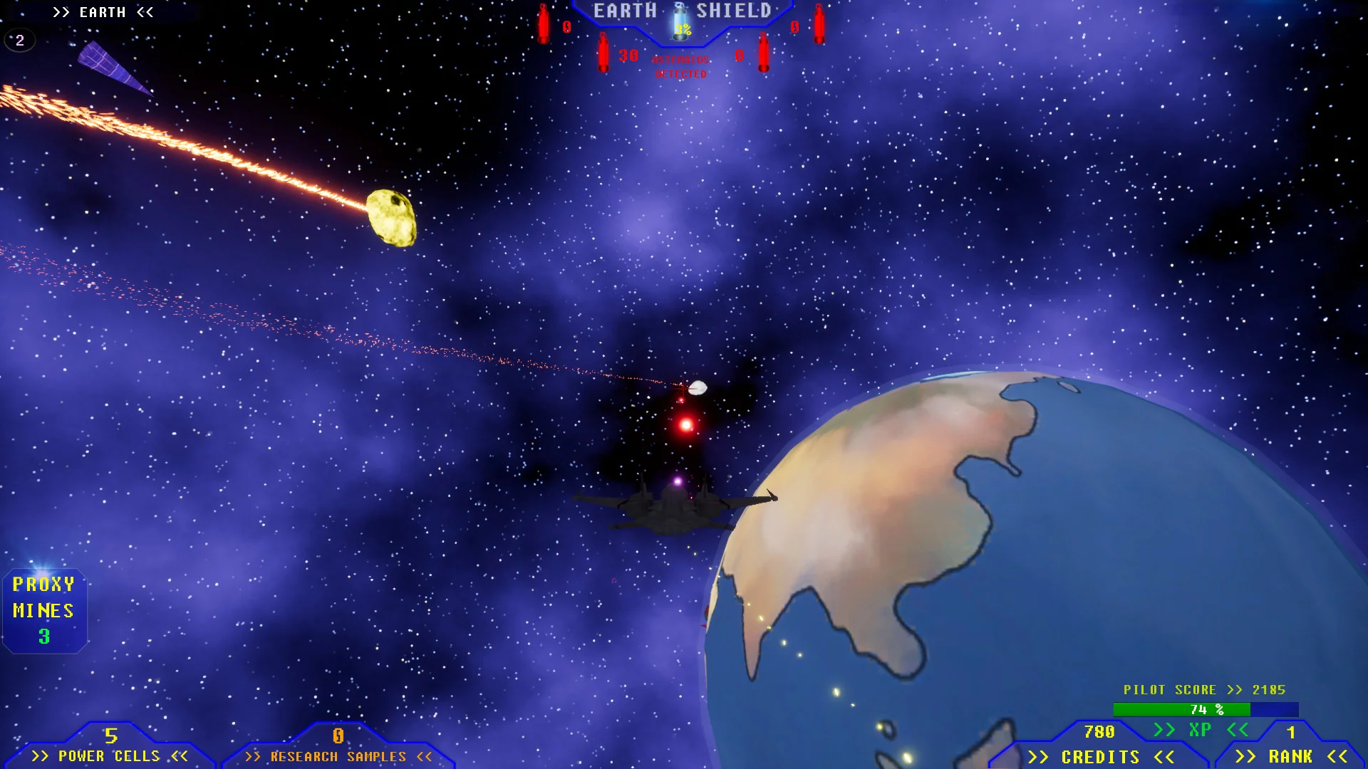 Изображение игры: Asteroid Defender!