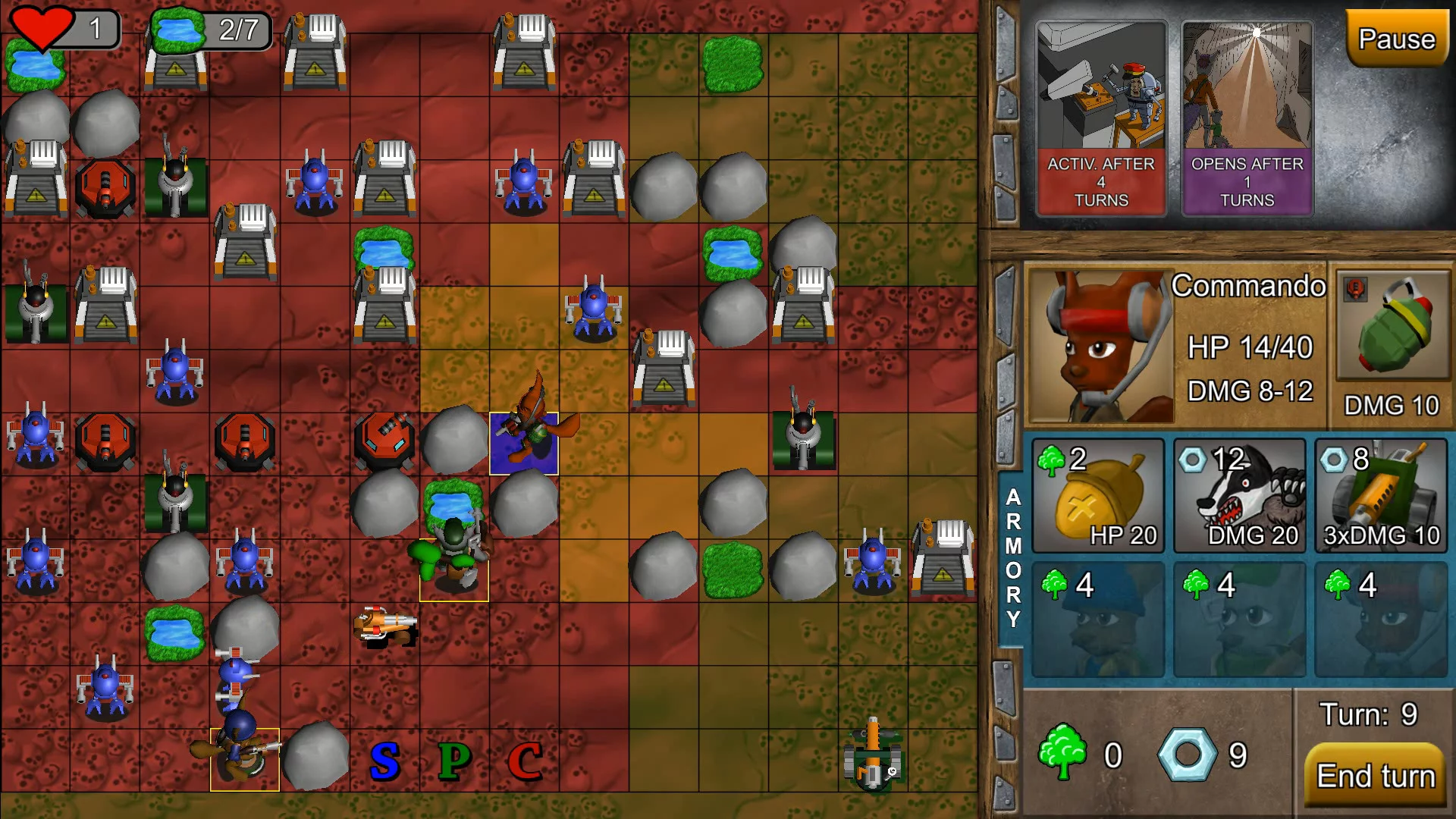 Изображение игры: Army of Squirrels