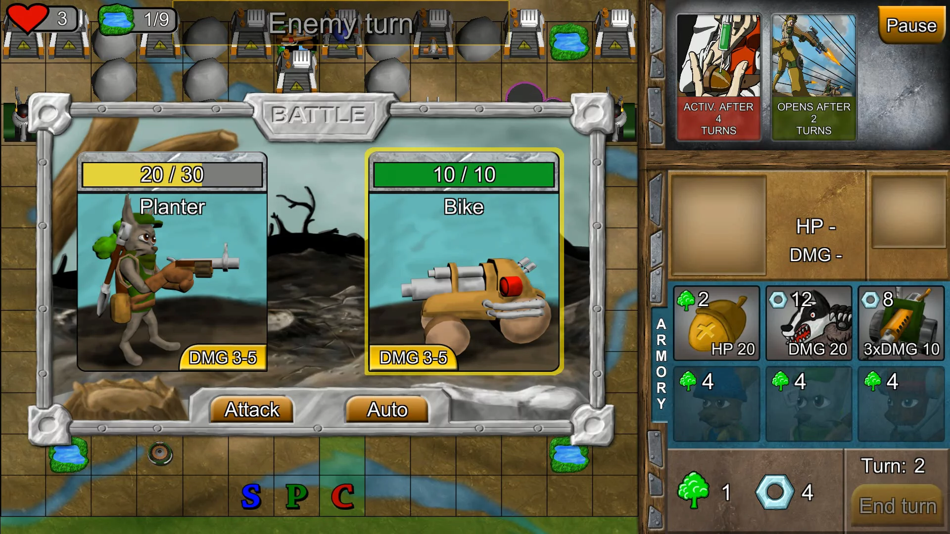 Изображение игры: Army of Squirrels