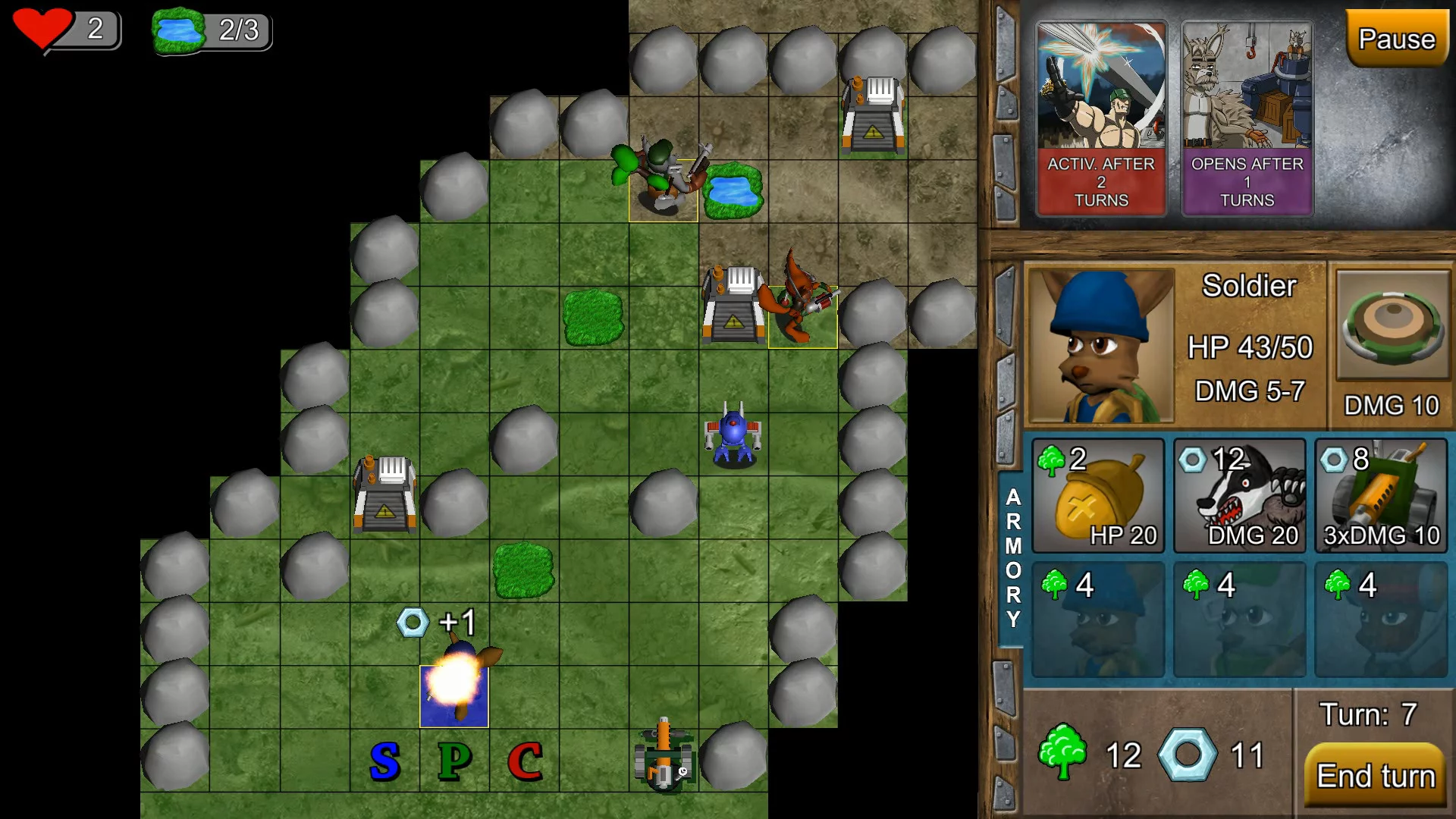 Изображение игры: Army of Squirrels