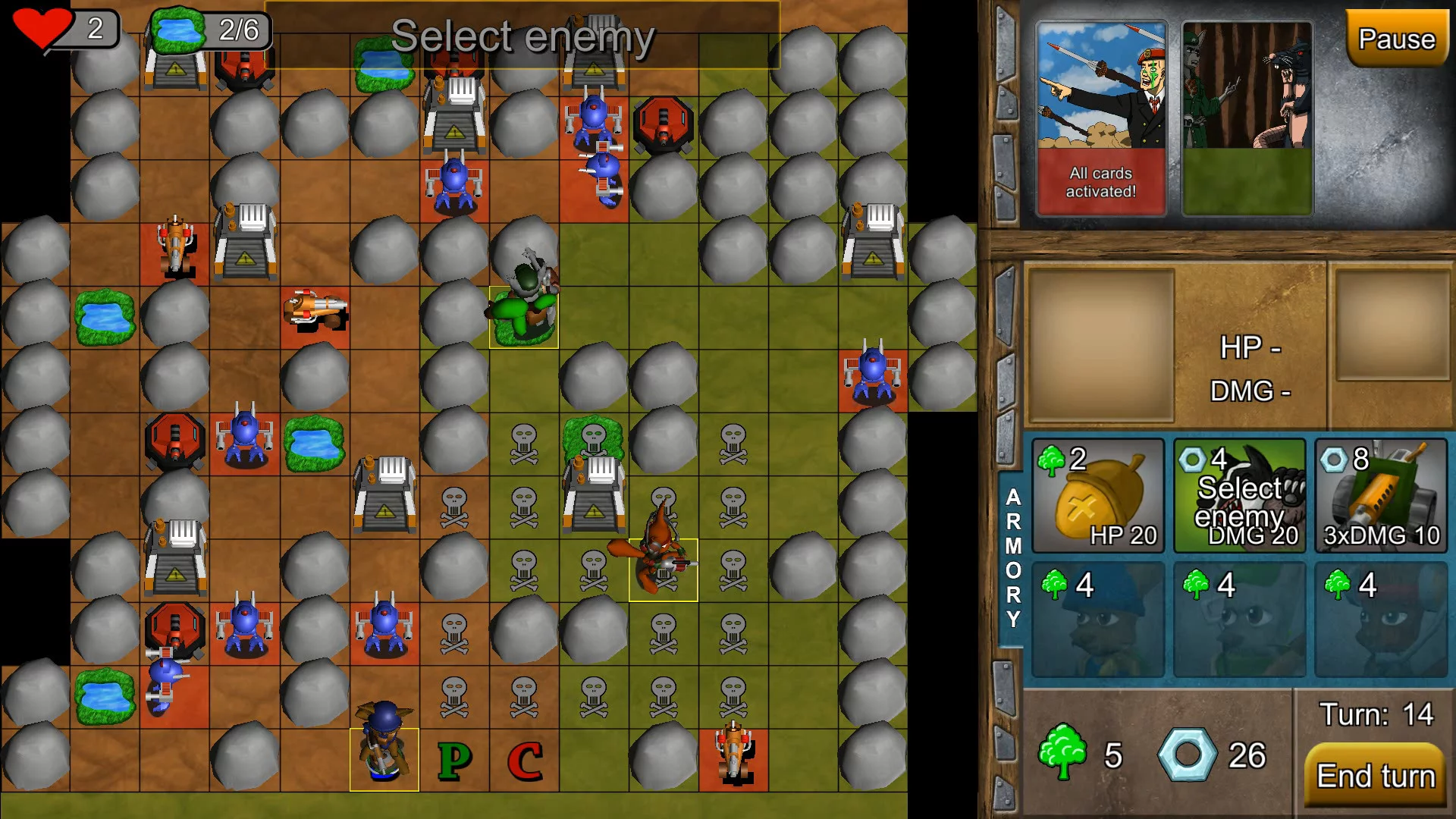 Изображение игры: Army of Squirrels