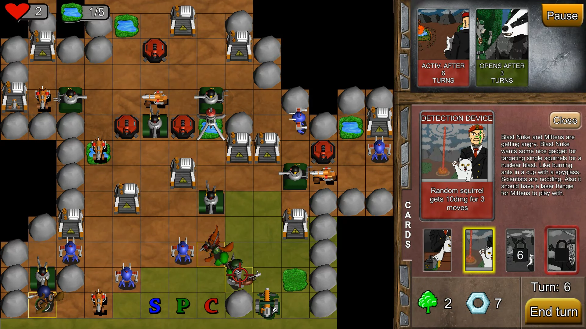Изображение игры: Army of Squirrels