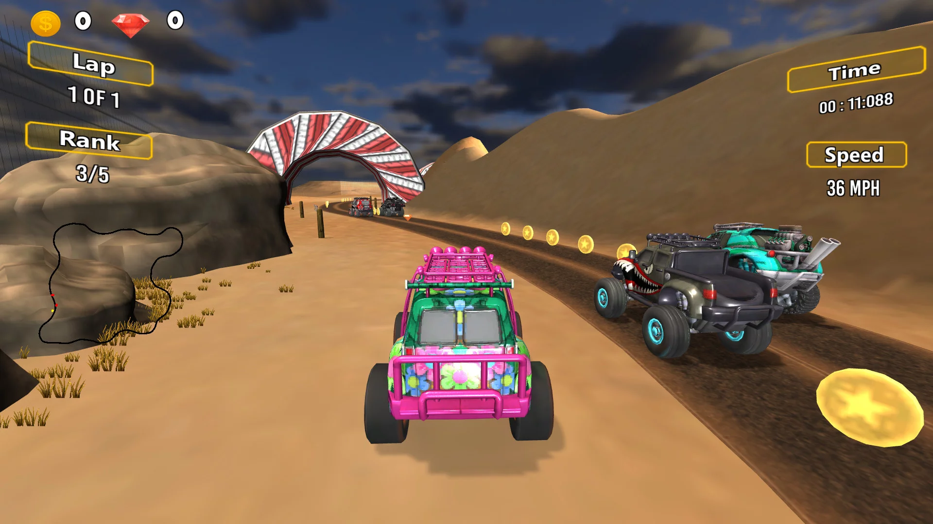 Изображение игры: Super Kids Racing
