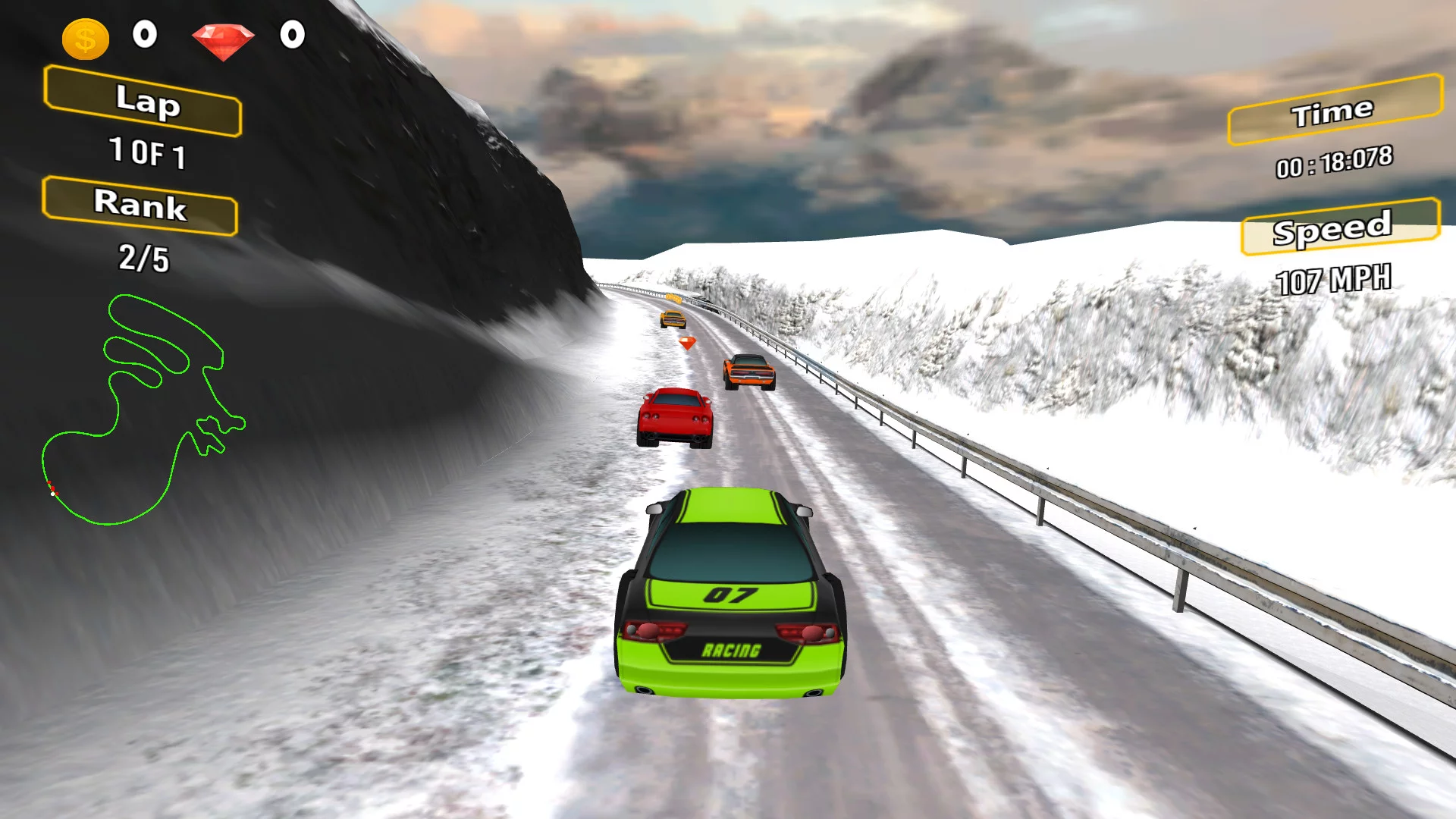 Изображение игры: Super Kids Racing