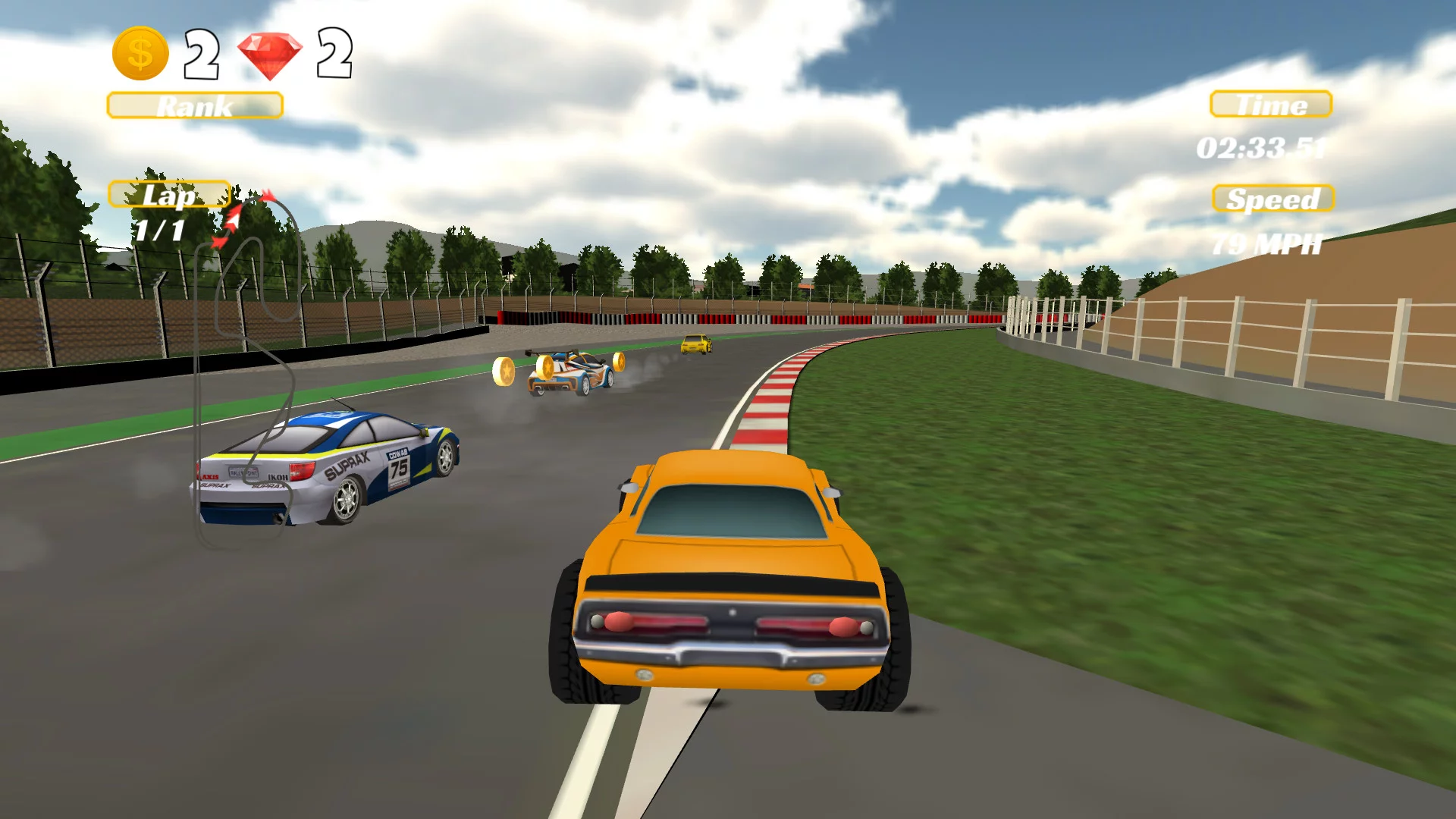 Изображение игры: Super Kids Racing