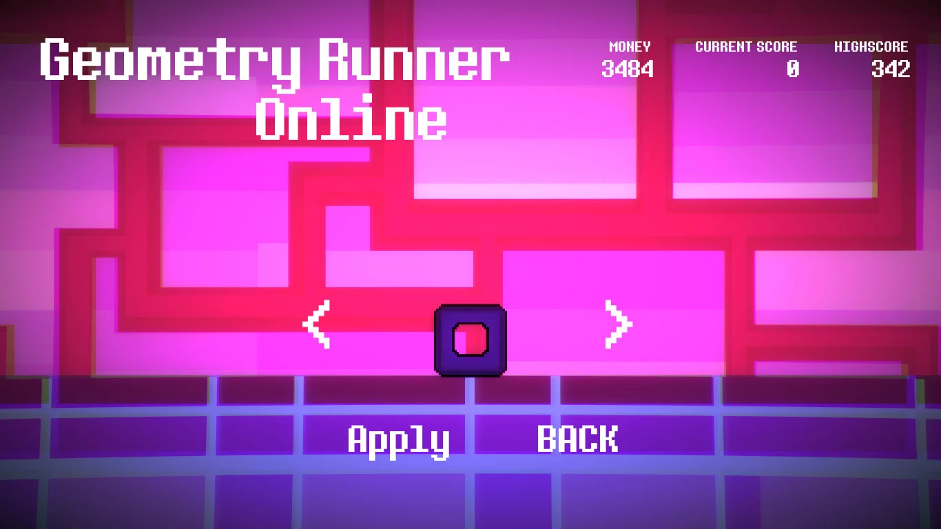 Изображение игры: Geometry Runner Online
