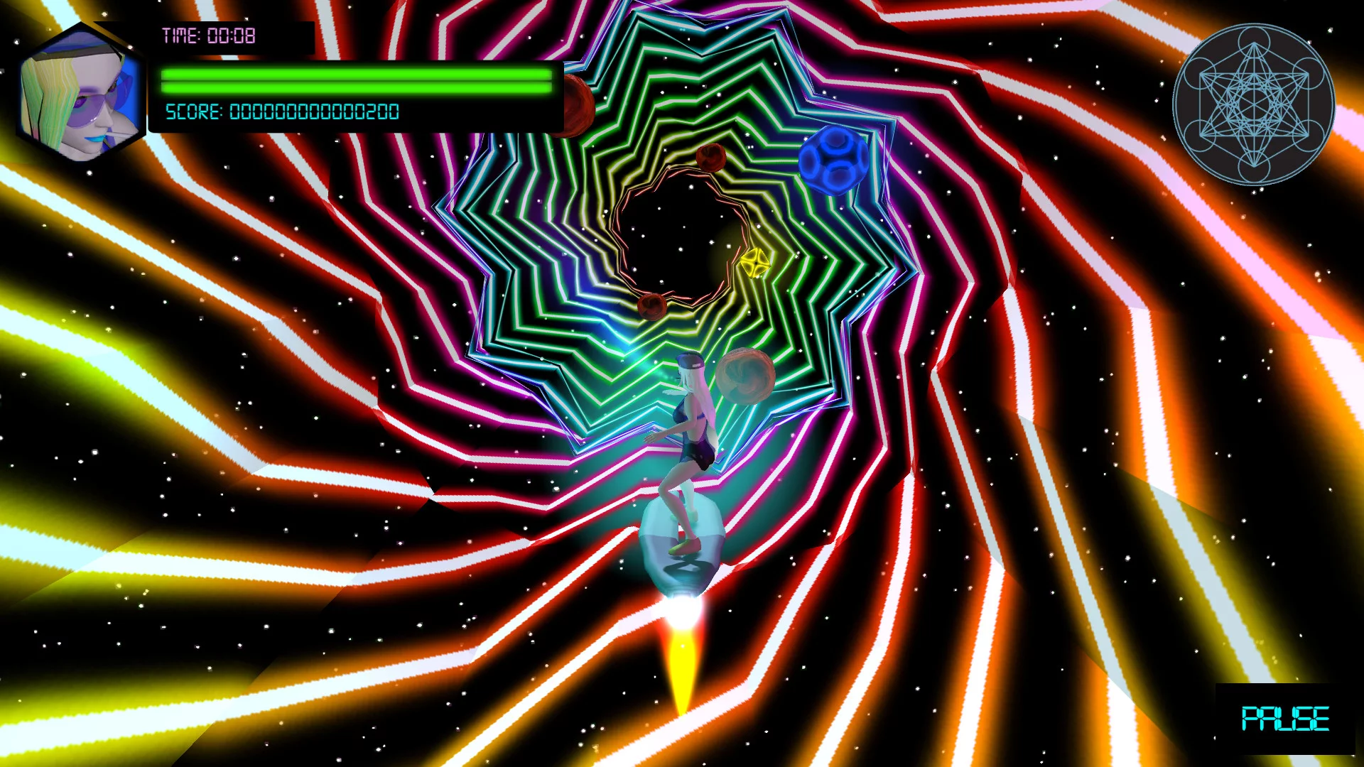 Изображение игры: Neon Spaceboard
