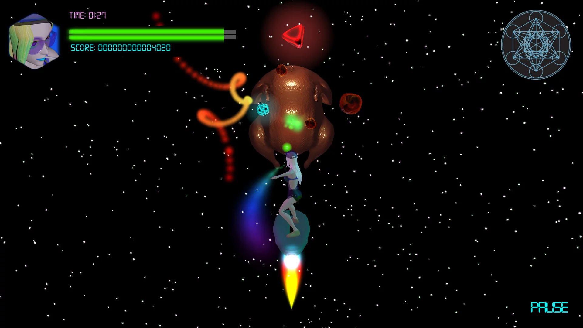 Изображение игры: Neon Spaceboard