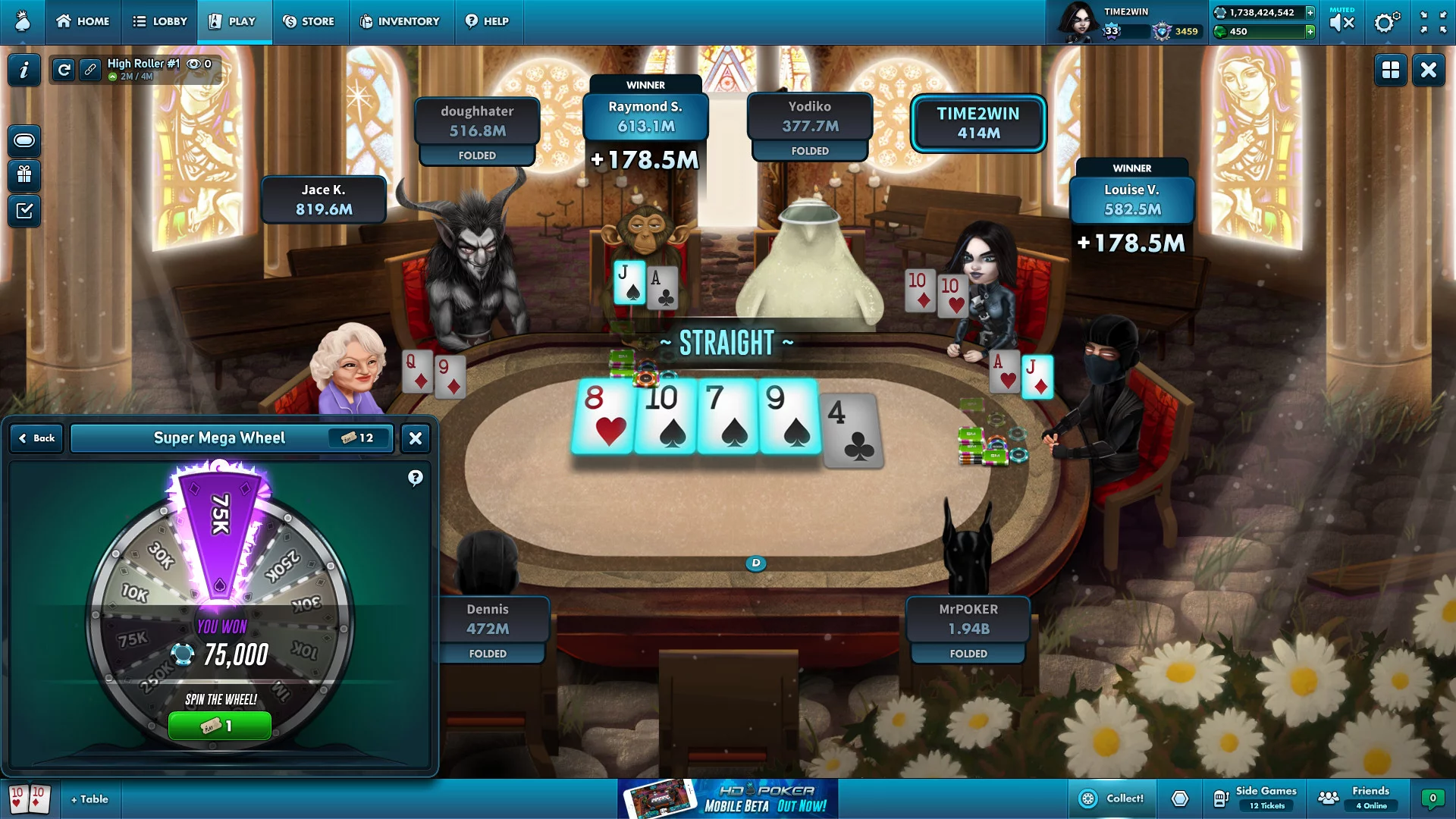 Изображение игры: HD Poker: Texas Hold'em
