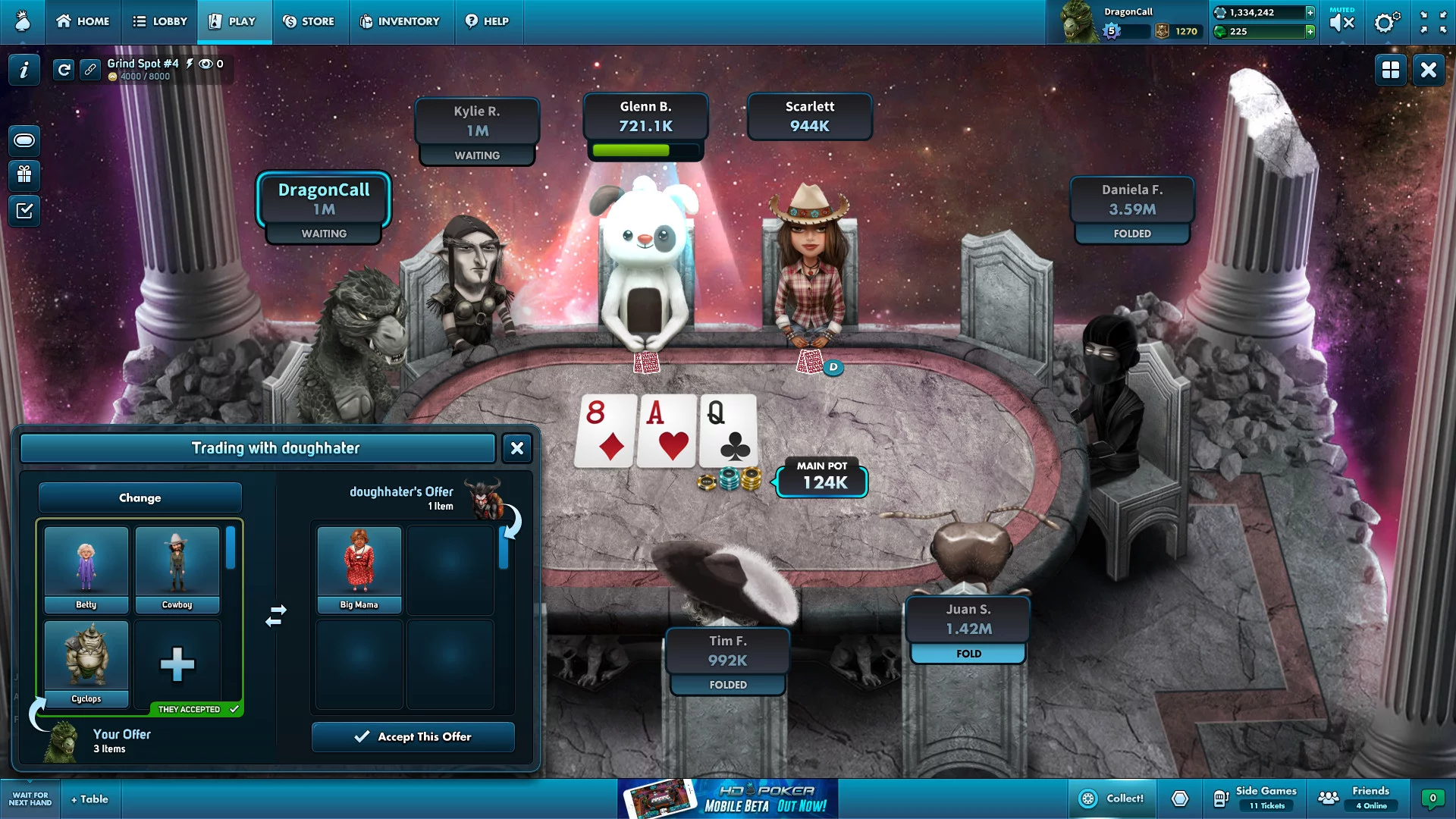 Изображение игры: HD Poker: Texas Hold'em