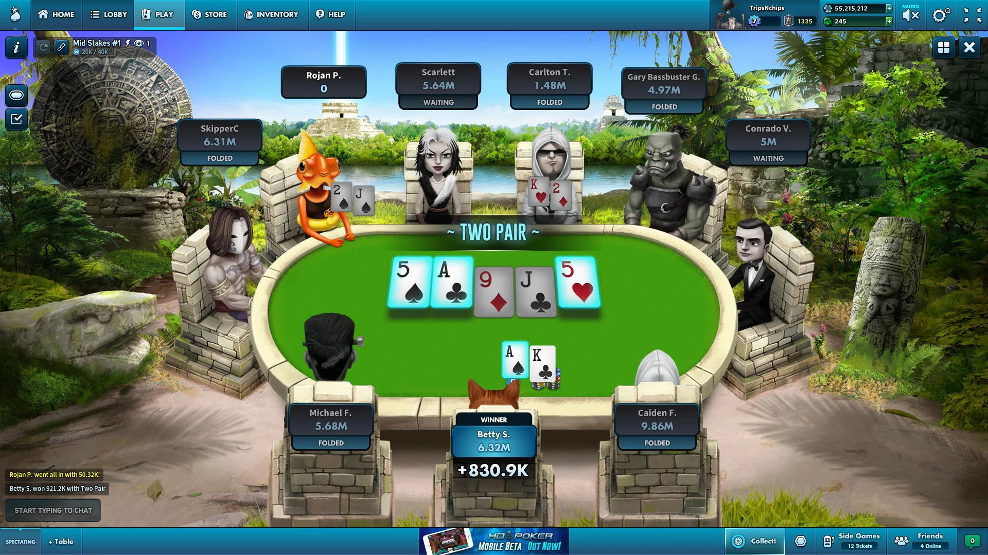 Изображение игры: HD Poker: Texas Hold'em
