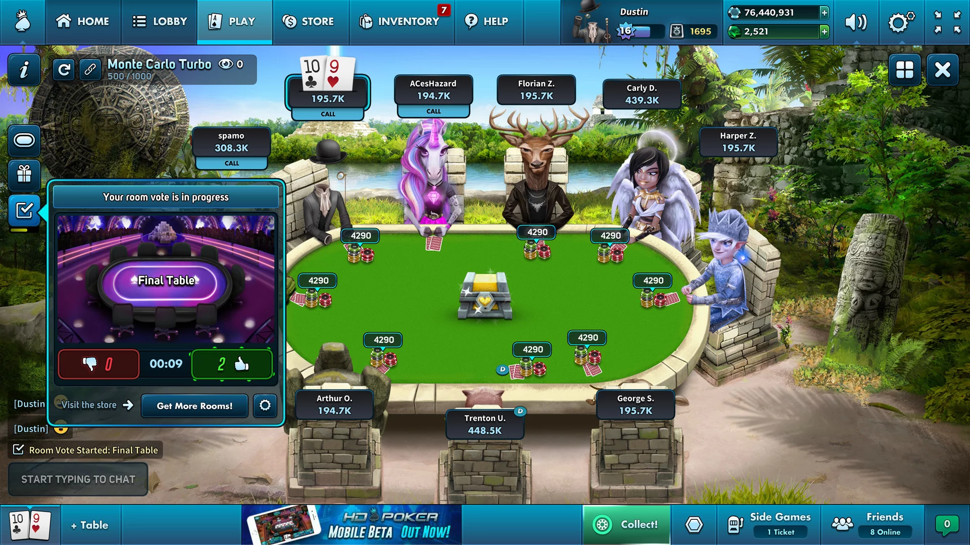 Изображение игры: HD Poker: Texas Hold'em