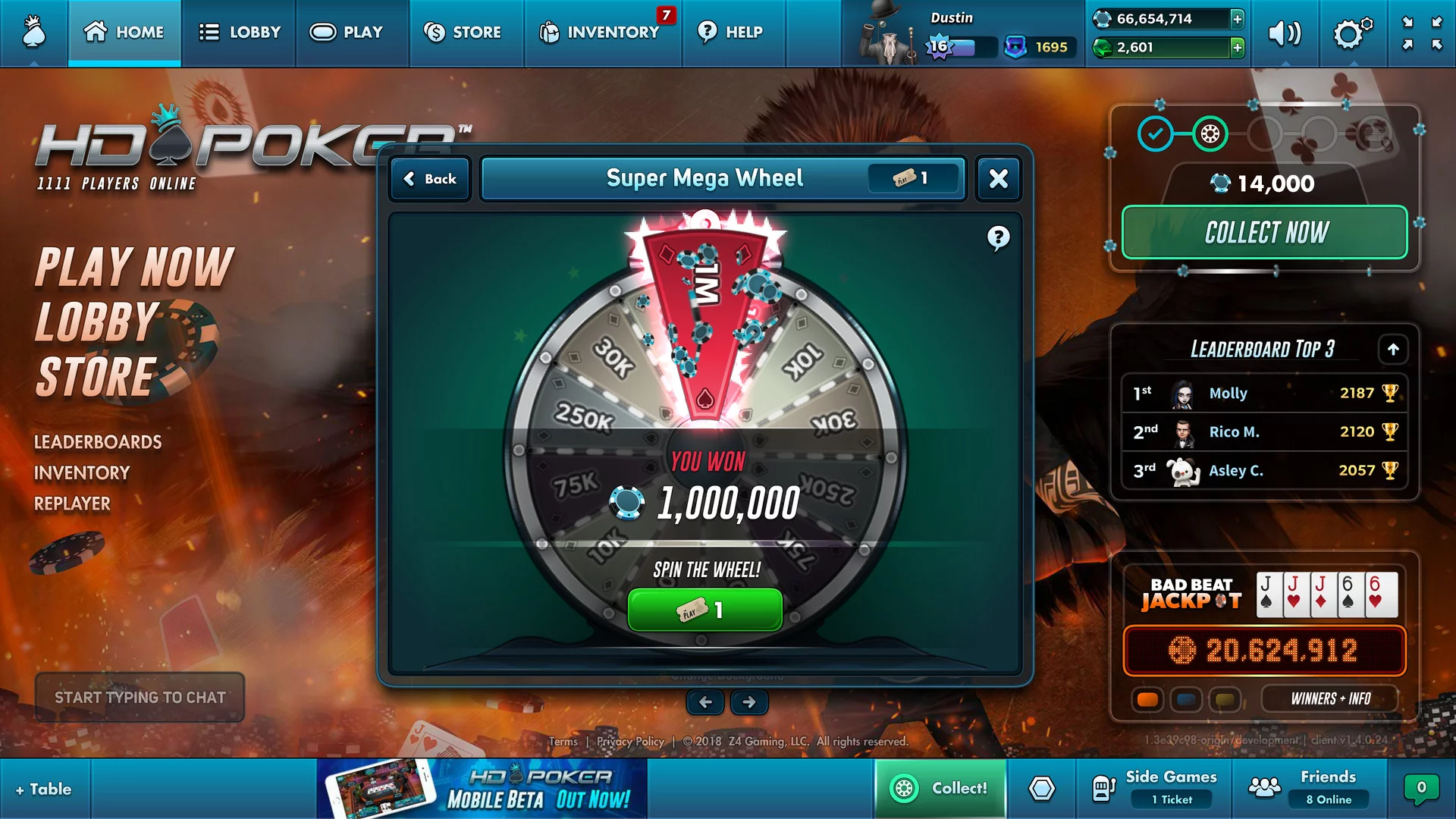 Изображение игры: HD Poker: Texas Hold'em