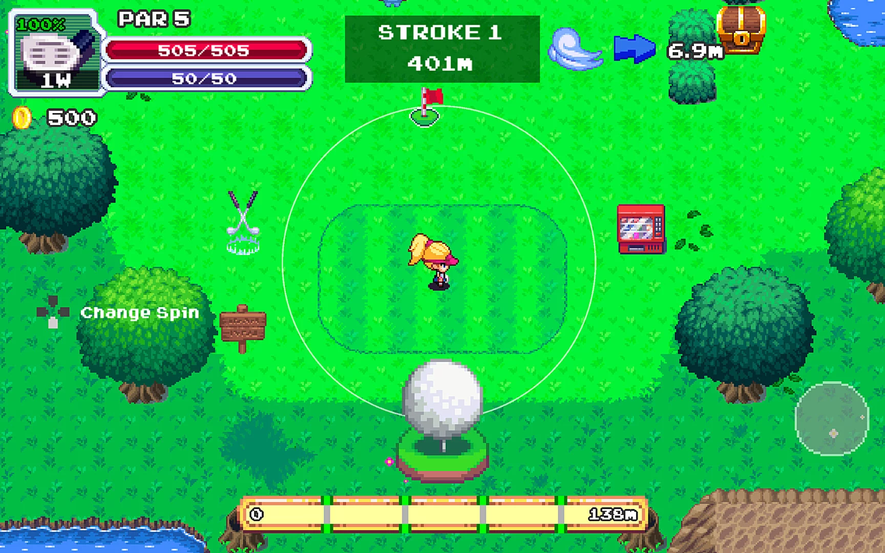 Изображение игры: RPGolf