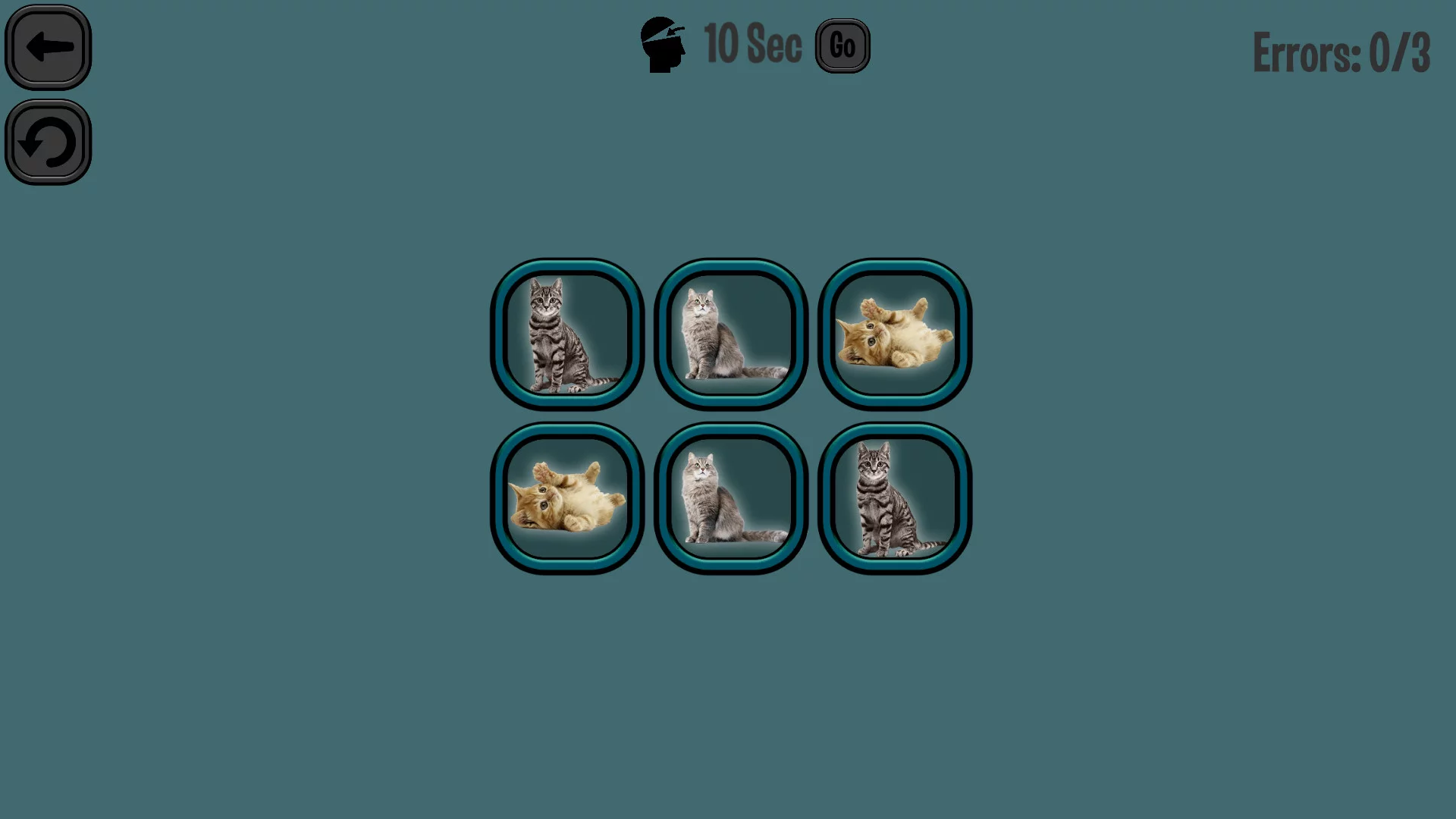 Изображение игры: Animals Memory: Cats