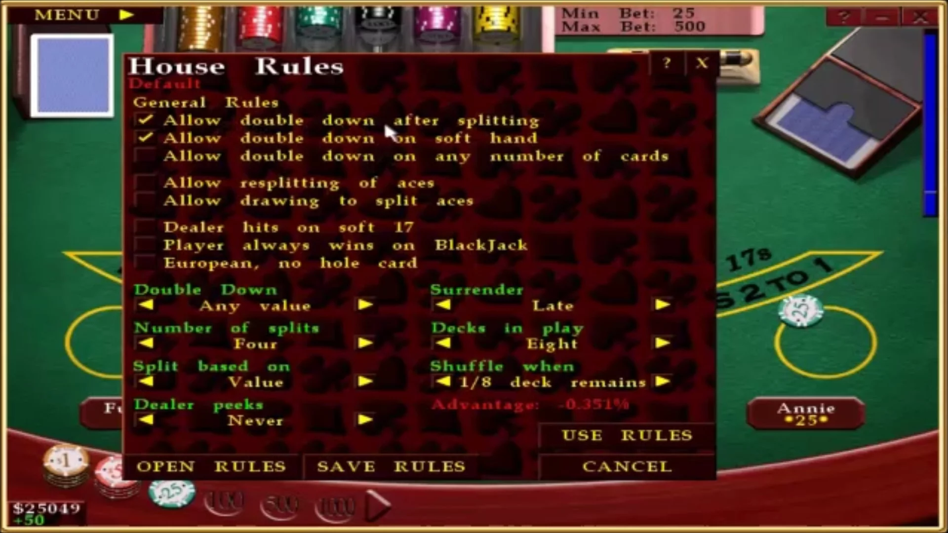 Изображение игры: Casino Blackjack