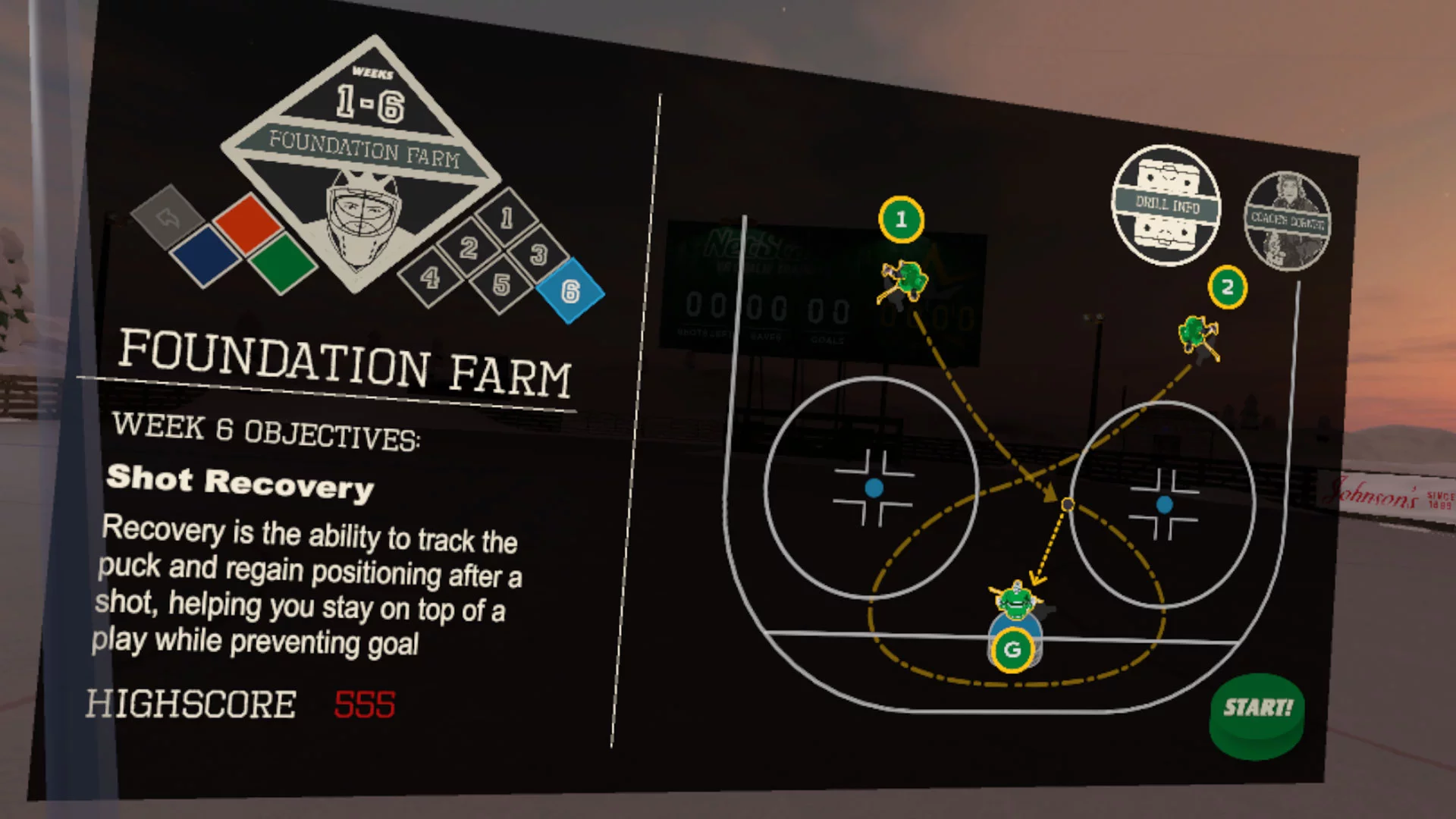 Изображение игры: NetStars - VR Goalie Trainer