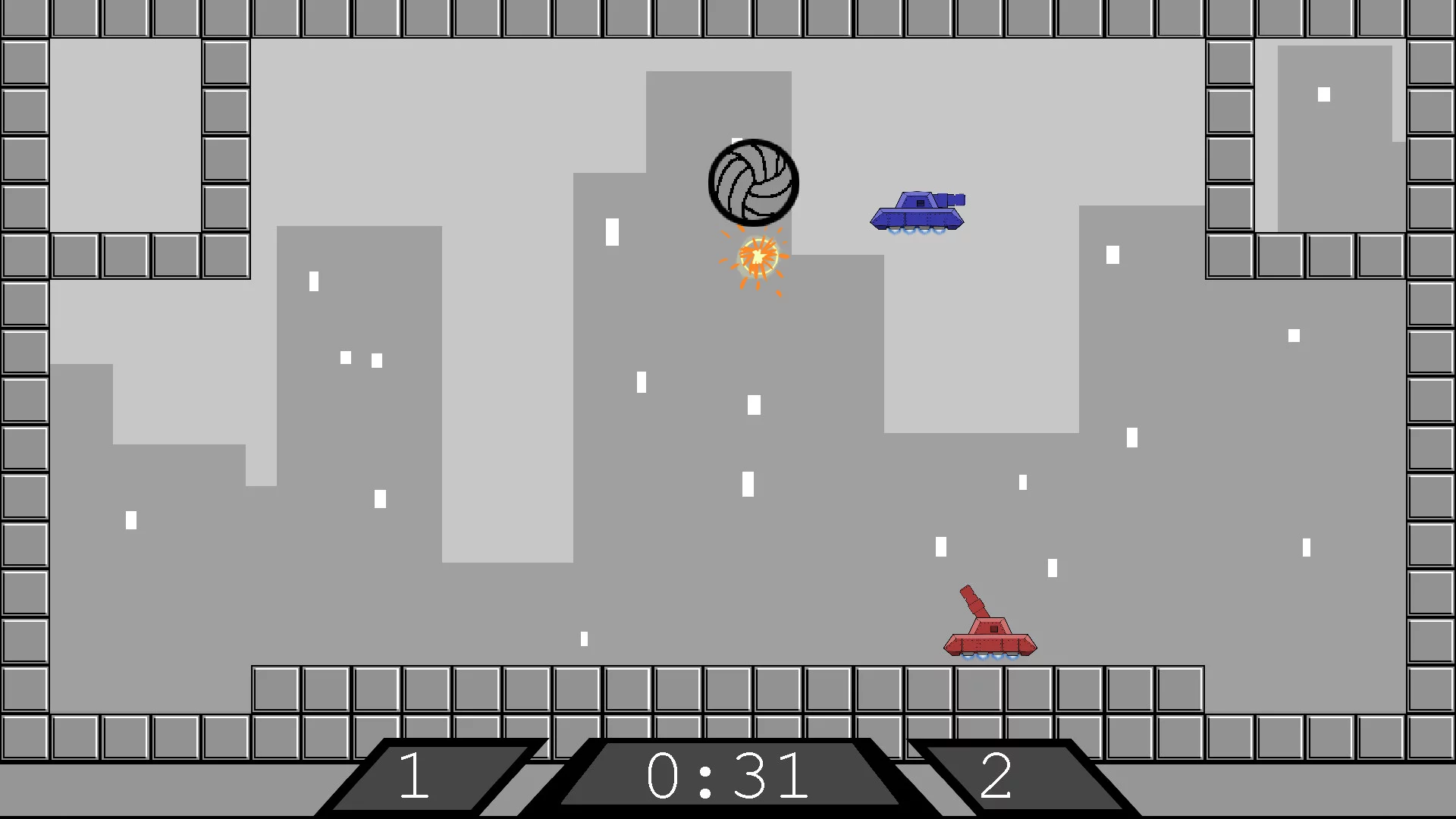 Изображение игры: Tank Ball