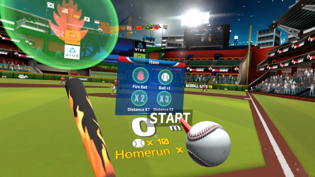 Изображение игры: Baseball Kings VR