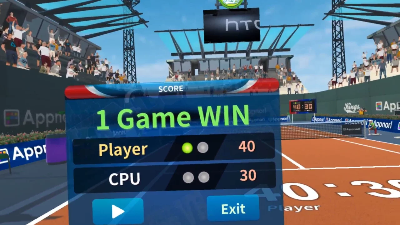 Изображение игры: Tennis Kings VR