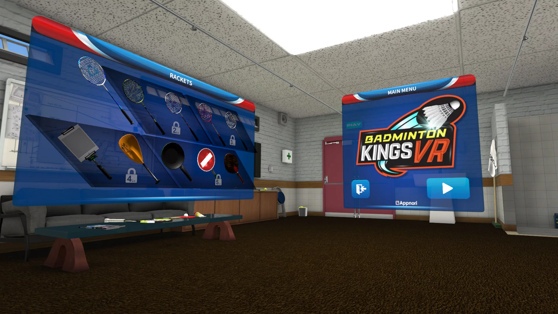 Изображение игры: Badminton Kings VR