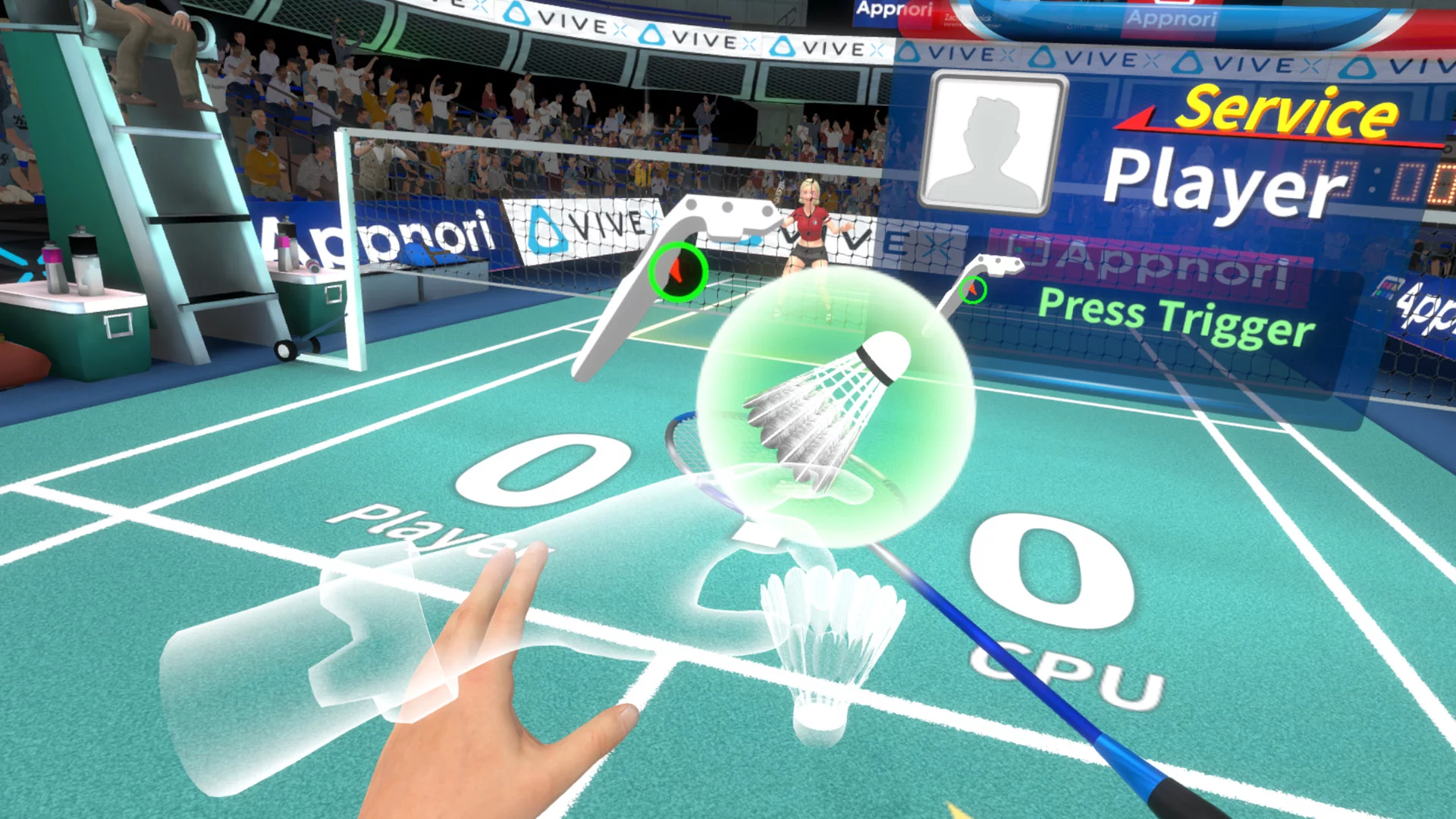 Изображение игры: Badminton Kings VR